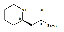 26648-71-5  2-Piperidineethanol, a-propyl-, (aR,2R)-