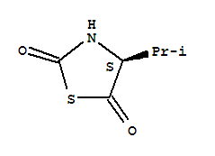 26731-61-3  2,5-Thiazolidinedione,4-isopropyl-, L- (8CI)