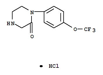 267659-71-2  2-Piperazinone,1-[4-(trifluoromethoxy)phenyl]-, hydrochloride (1:1)