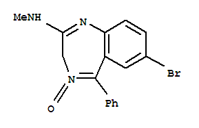 26868-58-6  3H-1,4-Benzodiazepin-2-amine,7-bromo-N-methyl-5-phenyl-, 4-oxide