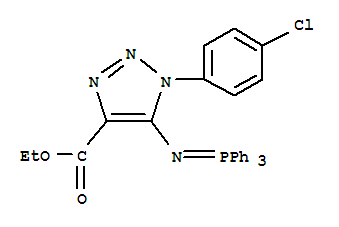 272123-45-2  1H-1,2,3-Triazole-4-carboxylicacid, 1-(4-chlorophenyl)-5-[(triphenylphosphoranylidene)amino]-, ethyl ester