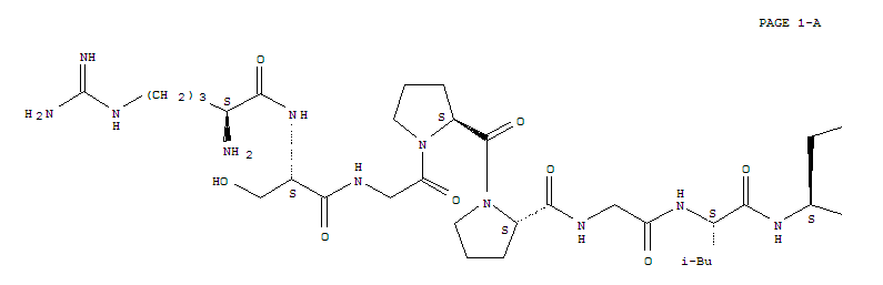 274252-40-3  L-Methioninamide,L-arginyl-L-serylglycyl-L-prolyl-L-prolylglycyl-L-leucyl-L-glutaminylglycyl-L-arginyl-L-alanyl-L-glutaminyl-L-arginyl-L-leucyl-L-leucyl-L-glutaminyl-L-alanyl-L-serylglycyl-L-asparaginyl-L-histidyl-L-alanyl-L-alanylglycyl-L-isoleucyl-L-leu