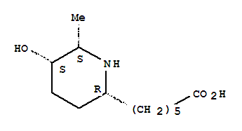 27631-12-5  2-Piperidinehexanoicacid, 5-hydroxy-6-methyl-, (2R,5S,6S)-