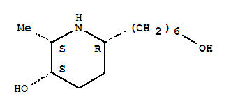 27631-13-6  2-Piperidinehexanol,5-hydroxy-6-methyl-, (2R,5S,6S)-