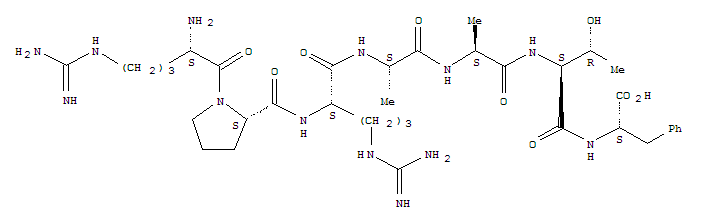 276680-69-4  L-Phenylalanine,L-arginyl-L-prolyl-L-arginyl-L-alanyl-L-alanyl-L-threonyl-
