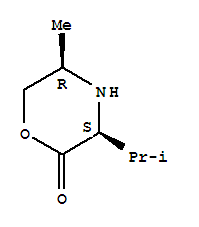 277302-75-7  2-Morpholinone,5-methyl-3-(1-methylethyl)-, (3S,5R)- 277302-75-7  2-Morpholinone,5-methyl-3-(1-methylethyl)-, (3S,5R)-