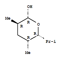 283177-93-5  2H-Pyran-2-ol,tetrahydro-3,5-dimethyl-6-(1-methylethyl)-, (2R,3R,5R,6R)-rel-
