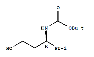 285124-33-6  Carbamic acid,N-[(1R)-1-(2-hydroxyethyl)-2-methylpropyl]-, 1,1-dimethylethyl ester