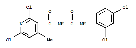 286430-78-2  3-Pyridinecarboxamide,2,6-dichloro-N-[[(2,4-dichlorophenyl)amino]carbonyl]-4-methyl-