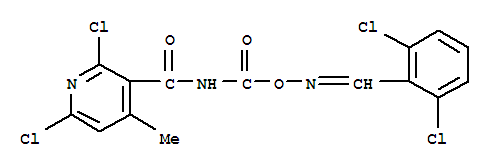 286436-07-5  3-Pyridinecarboxamide,2,6-dichloro-N-[[[[(2,6-dichlorophenyl)methylene]amino]oxy]carbonyl]-4-methyl-