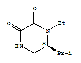 287495-13-0  2,3-Piperazinedione,1-ethyl-6-(1-methylethyl)-, (6S)- 287495-13-0  2,3-Piperazinedione,1-ethyl-6-(1-methylethyl)-, (6S)-