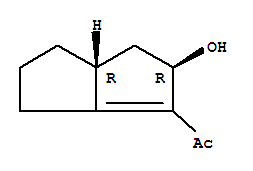 288304-41-6  Ethanone,1-[(2R,3aR)-2,3,3a,4,5,6-hexahydro-2-hydroxy-1-pentalenyl]-, rel-