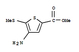 288370-80-9  2-Thiophenecarboxylicacid, 4-amino-5-(methylthio)-, methyl ester