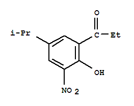 288401-30-9  1-Propanone,1-[2-hydroxy-5-(1-methylethyl)-3-nitrophenyl]-