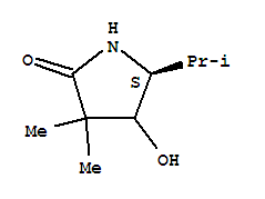 289622-52-2  2-Pyrrolidinone,4-hydroxy-3,3-dimethyl-5-(1-methylethyl)-, (5S)-