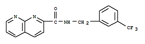 289677-04-9  1,8-Naphthyridine-2-carboxamide,N-[[3-(trifluoromethyl)phenyl]methyl]-