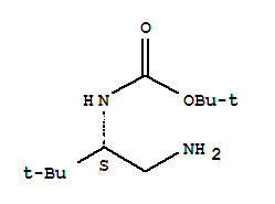 290815-01-9  Carbamic acid,N-[(1S)-1-(aminomethyl)-2,2-dimethylpropyl]-, 1,1-dimethylethyl ester