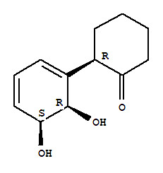 291749-77-4  Cyclohexanone,2-[(5S,6R)-5,6-dihydroxy-1,3-cyclohexadien-1-yl]-, (2R)-