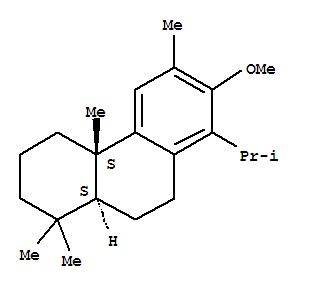 294191-24-5  Phenanthrene,1,2,3,4,4a,9,10,10a-octahydro-7-methoxy-1,1,4a,6-tetramethyl-8-(1-methylethyl)-,(4aS,10aS)-