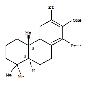294191-25-6  Phenanthrene,6-ethyl-1,2,3,4,4a,9,10,10a-octahydro-7-methoxy-1,1,4a-trimethyl-8-(1-methylethyl)-,(4aS,10aS)-