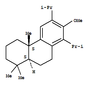 294191-28-9  Phenanthrene,1,2,3,4,4a,9,10,10a-octahydro-7-methoxy-1,1,4a-trimethyl-6,8-bis(1-methylethyl)-,(4aS,10aS)-