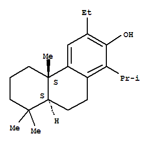 294191-34-7  2-Phenanthrenol,3-ethyl-4b,5,6,7,8,8a,9,10-octahydro-4b,8,8-trimethyl-1-(1-methylethyl)-,(4bS,8aS)- 294191-34-7  2-Phenanthrenol,3-ethyl-4b,5,6,7,8,8a,9,10-octahydro-4b,8,8-trimethyl-1-(1-methylethyl)-,(4bS,8aS)-