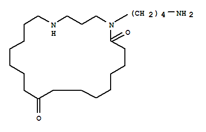 29579-66-6  1,5-Diazacycloheneicosane-6,14-dione,5-(4-aminobutyl)-