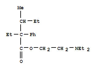 29620-48-2  Benzeneacetic acid, a-ethyl-a-(1-methylpropyl)-,2-(diethylamino)ethyl ester