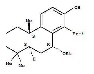 297179-10-3  2-Phenanthrenol,10-ethoxy-4b,5,6,7,8,8a,9,10-octahydro-4b,8,8-trimethyl-1-(1-methylethyl)-,(4bS,8aS,10R)- 297179-10-3  2-Phenanthrenol,10-ethoxy-4b,5,6,7,8,8a,9,10-octahydro-4b,8,8-trimethyl-1-(1-methylethyl)-,(4bS,8aS,10R)-