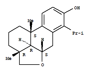 297179-17-0  1H-Phenanthro[10,1-bc]furan-8-ol,2,3,3a,4,5a,6,10b,10c-octahydro-3a,10b-dimethyl-7-(1-methylethyl)-,(3aR,5aS,10bS,10cR)- (9CI)