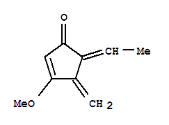 297753-36-7  2-Cyclopenten-1-one,5-ethylidene-3-methoxy-4-methylene- 297753-36-7  2-Cyclopenten-1-one,5-ethylidene-3-methoxy-4-methylene-