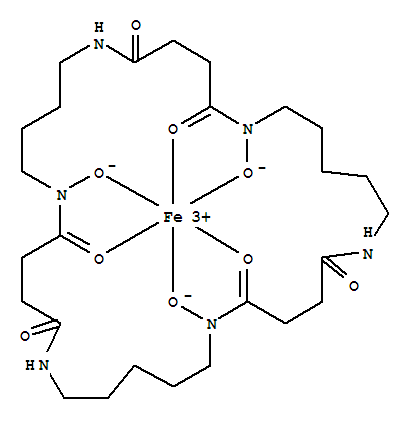 29825-04-5  Iron,[1,11,22-tri(hydroxy-kO)-1,6,11,16,22,27-hexaazacyclodotriacontane-2,5,12,15,23,26-hexonato(3-)-kO2,kO12,kO23]-