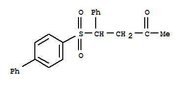 20025-60-9  2-Butanone,4-([1,1'-biphenyl]-4-ylsulfonyl)-4-phenyl-