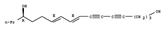 20312-71-4  8,10-Heptadecadiene-4,6-diyne-1,14-diol,(8E,10E,14R)-
