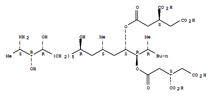 203259-29-4  1,2,3-Propanetricarboxylicacid,(1S,2R)-1,1'-[1-[(2S,4R,10R,11R,12S)-12-amino-4,10,11-trihydroxy-2-methyltridecyl]-2-[(1R)-1-methylpentyl]-1,2-ethanediyl]ester, (2S,2'S)- (9CI)