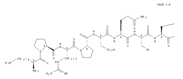 205497-19-4  L-Methioninamide,L-lysyl-L-prolyl-L-arginyl-L-prolyl-L-a-aspartyl-L-glutaminyl-L-phenylalanyl-L-tyrosylglycyl-L-leucyl-