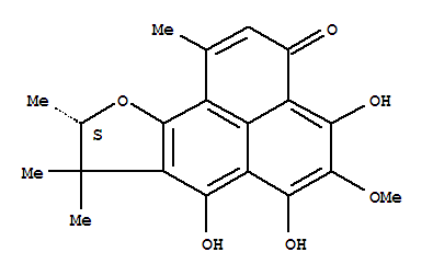 212068-89-8  3H-Phenaleno[1,2-b]furan-3-one,8,9-dihydro-4,6,7-trihydroxy-5-methoxy-1,8,8,9-tetramethyl-, (9S)-