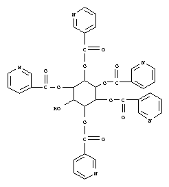 21214-49-3  myo-Inositol,penta-3-pyridinecarboxylate (9CI)