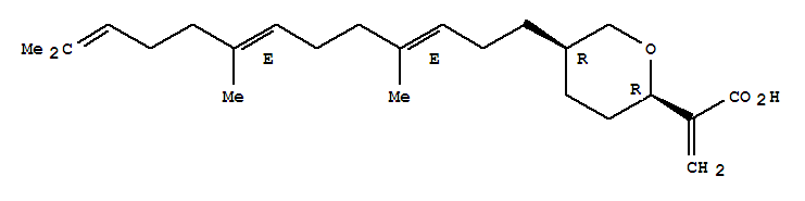 220080-91-1  2H-Pyran-2-acetic acid,tetrahydro-a-methylene-5-[(3E,7E)-4,8,12-trimethyl-3,7,11-tridecatrien-1-yl]-,(2R,5R)-