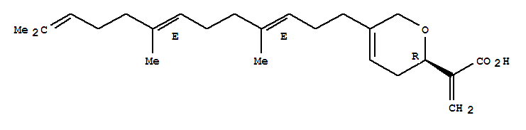220080-95-5  2H-Pyran-2-acetic acid,3,6-dihydro-a-methylene-5-[(3E,7E)-4,8,12-trimethyl-3,7,11-tridecatrien-1-yl]-,(2R)-
