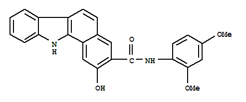 221122-64-1  11H-Benzo[a]carbazole-3-carboxamide,N-(2,4-dimethoxyphenyl)-2-hydroxy-