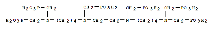 225122-96-3  Phosphonic acid,[1,2-ethanediylbis[[(phosphonomethyl)imino]-4,1-butanediylnitrilobis(methylene)]]tetrakis-(9CI)