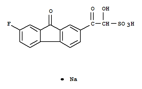 22582-55-4  9H-Fluorene-2-ethanesulfonicacid, 7-fluoro-a-hydroxy-b,9-dioxo-, sodium salt (1:1)