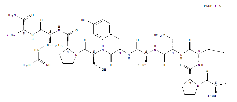 226211-47-8  L-Leucinamide, L-a-aspartyl-L-histidyl-L-leucyl-L-prolyl-L-histidyl-L-a-aspartyl-L-valyl-L-tyrosyl-L-seryl-L-prolyl-L-arginyl-
