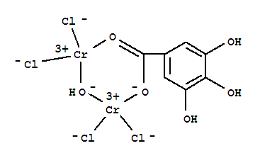 22742-23-0  Chromium, tetrachloro-m-hydroxy[m-(3,4,5-trihydroxybenzoato-kO:kO')]di-