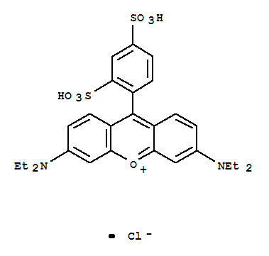 22799-81-1  Xanthylium,3,6-bis(diethylamino)-9-(2,4-disulfophenyl)-, chloride (1:1)