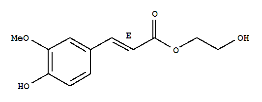 228716-03-8  2-Propenoic acid,3-(4-hydroxy-3-methoxyphenyl)-, 2-hydroxyethyl ester, (2E)- 228716-03-8  2-Propenoic acid,3-(4-hydroxy-3-methoxyphenyl)-, 2-hydroxyethyl ester, (2E)-