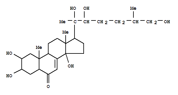 23261-09-8  Cholest-7-en-6-one,2,3,14,20,22,26-hexahydroxy-, (2b,3b,5b,22R)- (9CI)