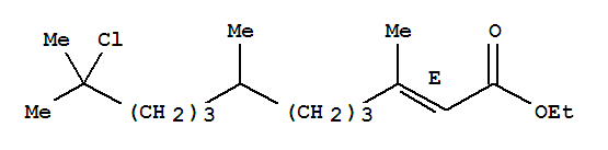 23314-56-9  2-Dodecenoic acid,11-chloro-3,7,11-trimethyl-, ethyl ester, (2E)-