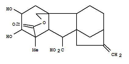 23365-01-7  Gibbane-1,10-dicarboxylicacid, 2,3-dihydroxy-4a-(hydroxymethyl)-1-methyl-8-methylene-, 1,4a-lactone, (1a,2b,3b,4aa,4bb,10b)- (9CI)